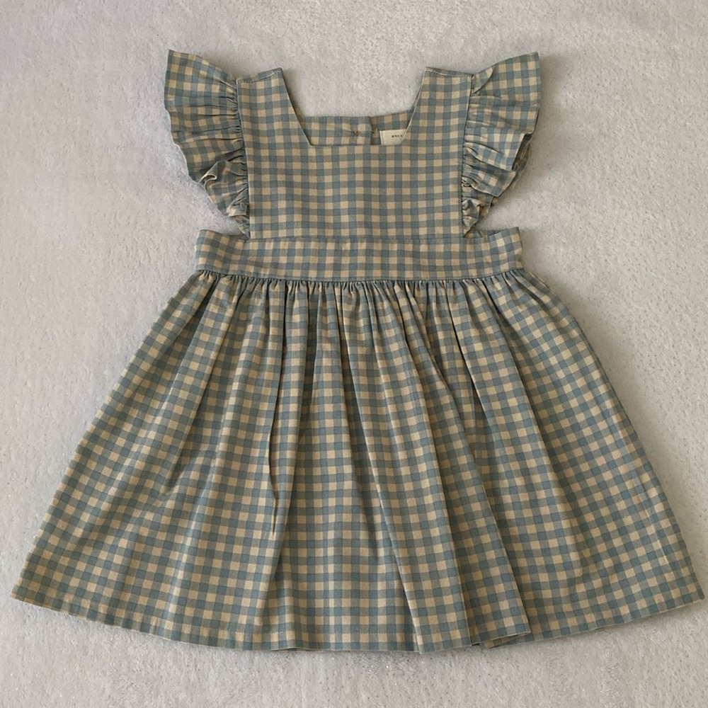 Wren & James Size Light Blue Gingham Dress 5T